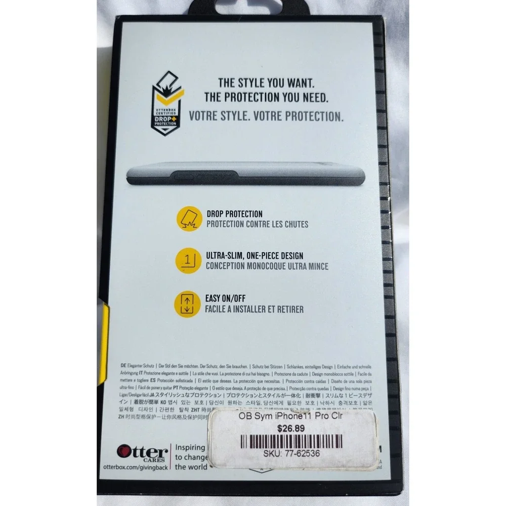 NEW OtterBox Symmetry Series Case for iPhone 11‎ Pro - Clear (77-62536)™